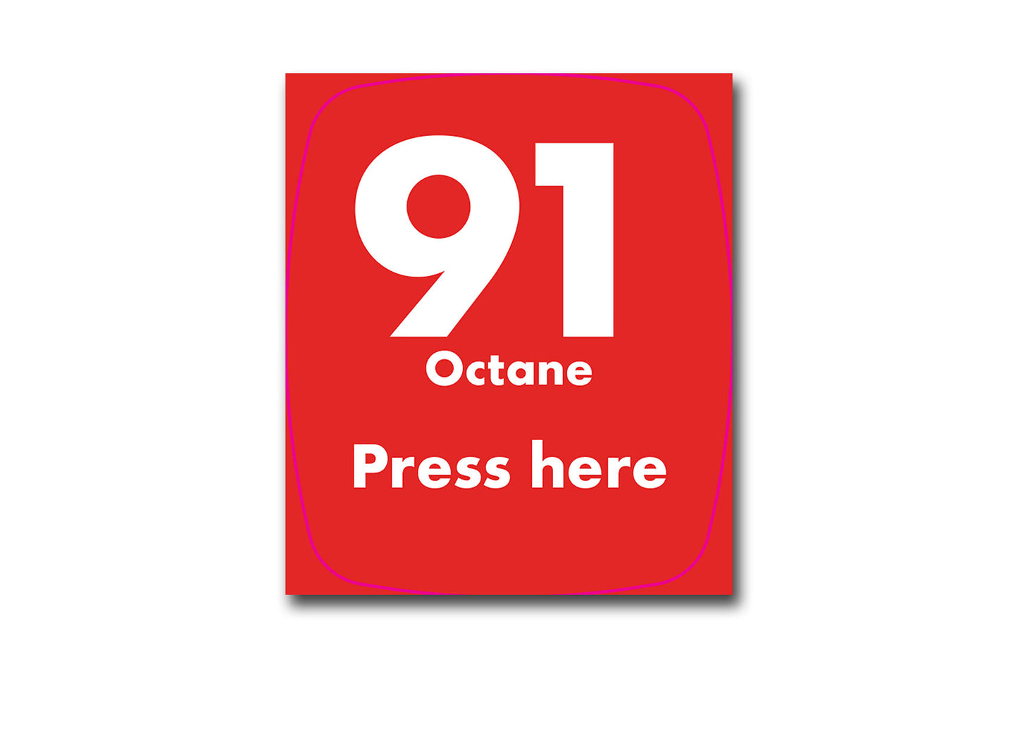 DUV21E - Svpn+91 Push Button Decal
