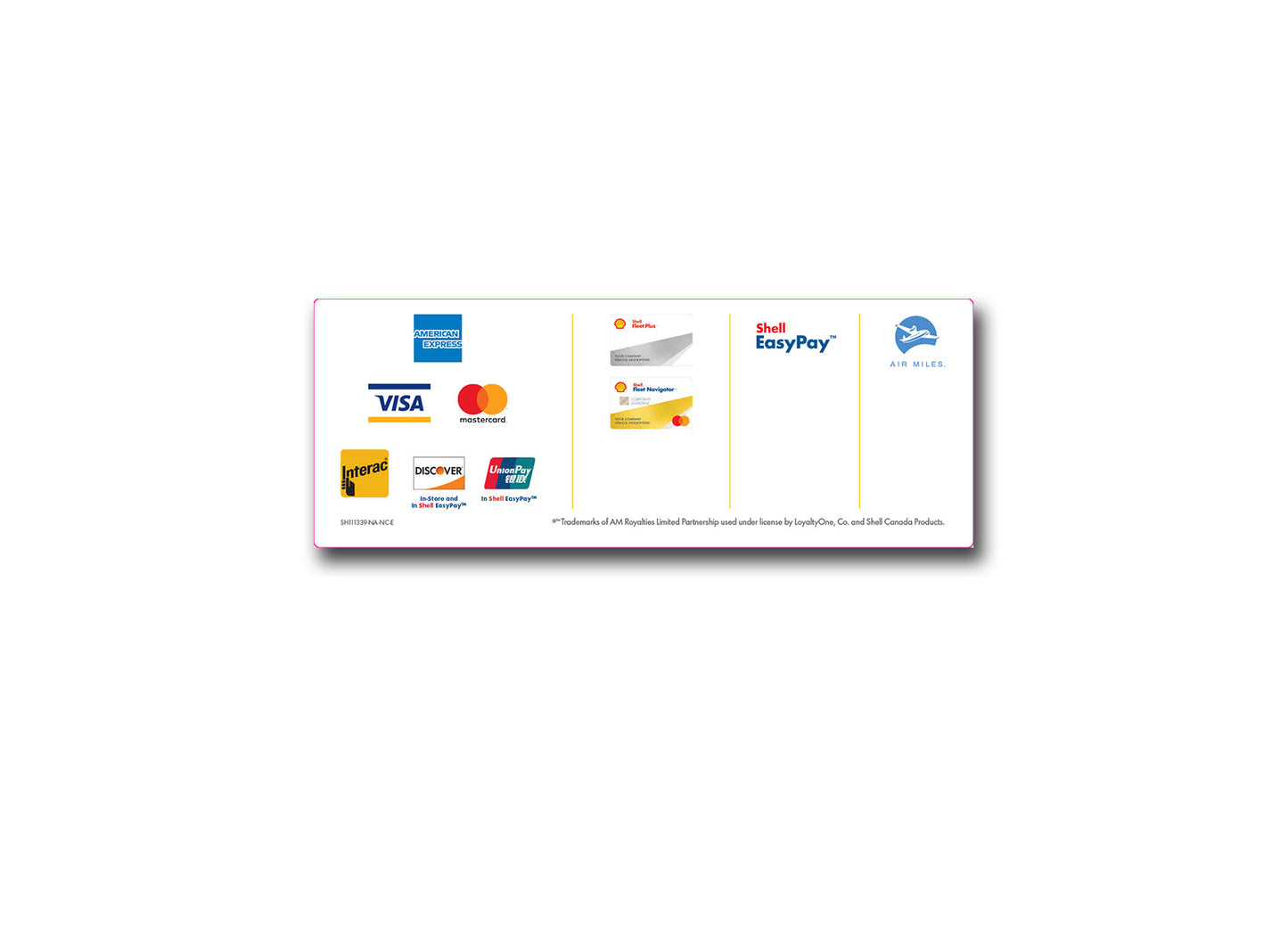 SH111339-NA-NC-E Non-Contactless- Pump Payment Decal