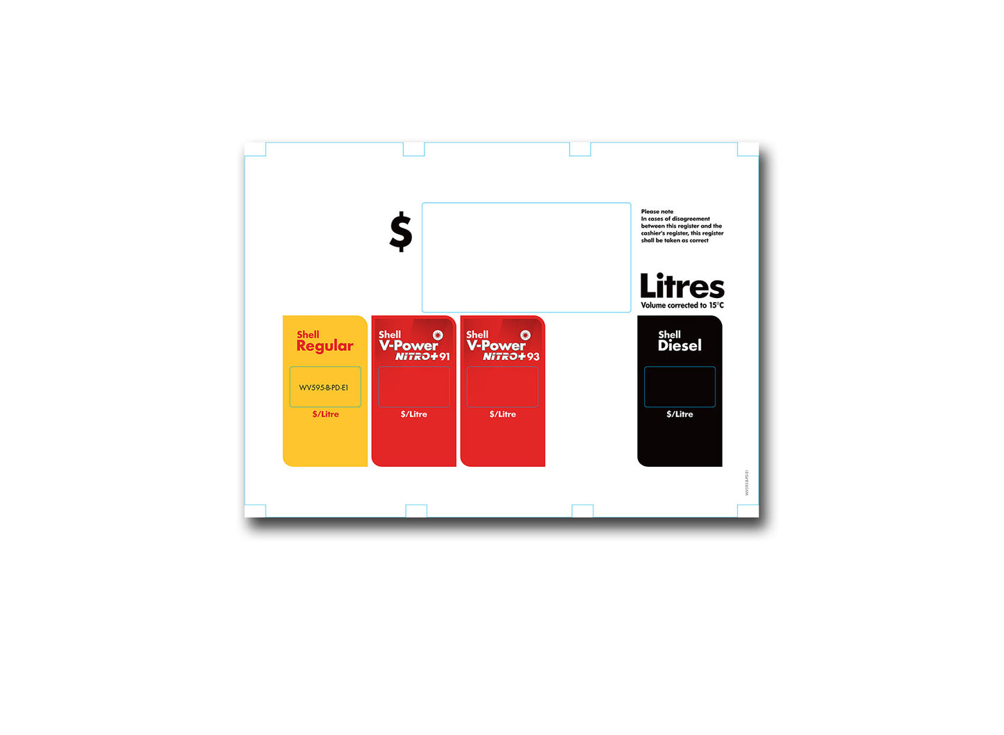 WV595-B-PD-E1 - Price Display Decal