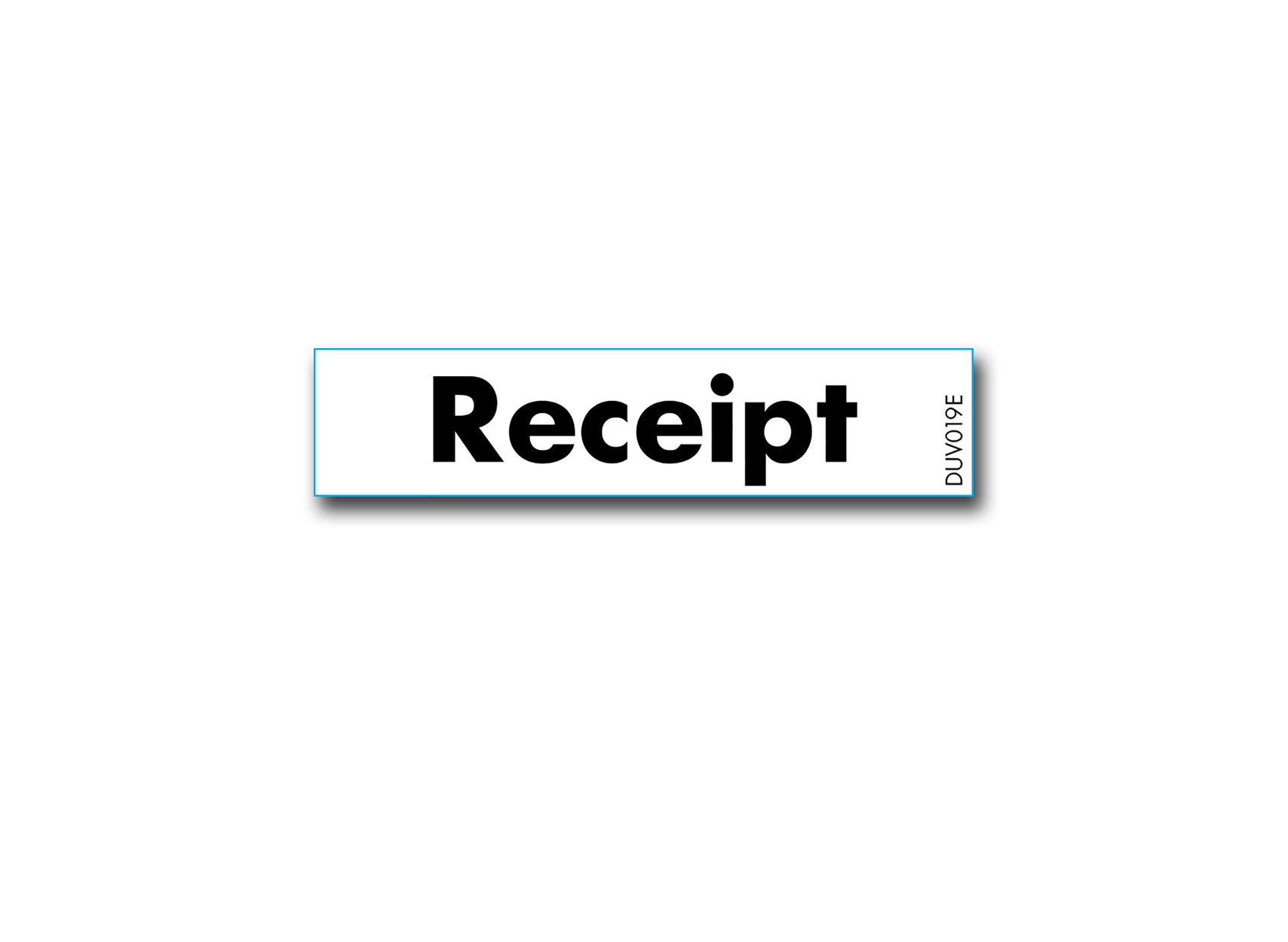 DUV019E - Receipt decal – Shell Fuel Decals