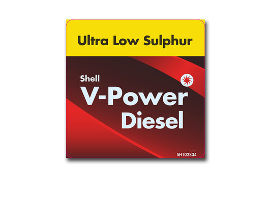 SH102834 - V-Power Nitro+ Diesel Nozzletalker decal