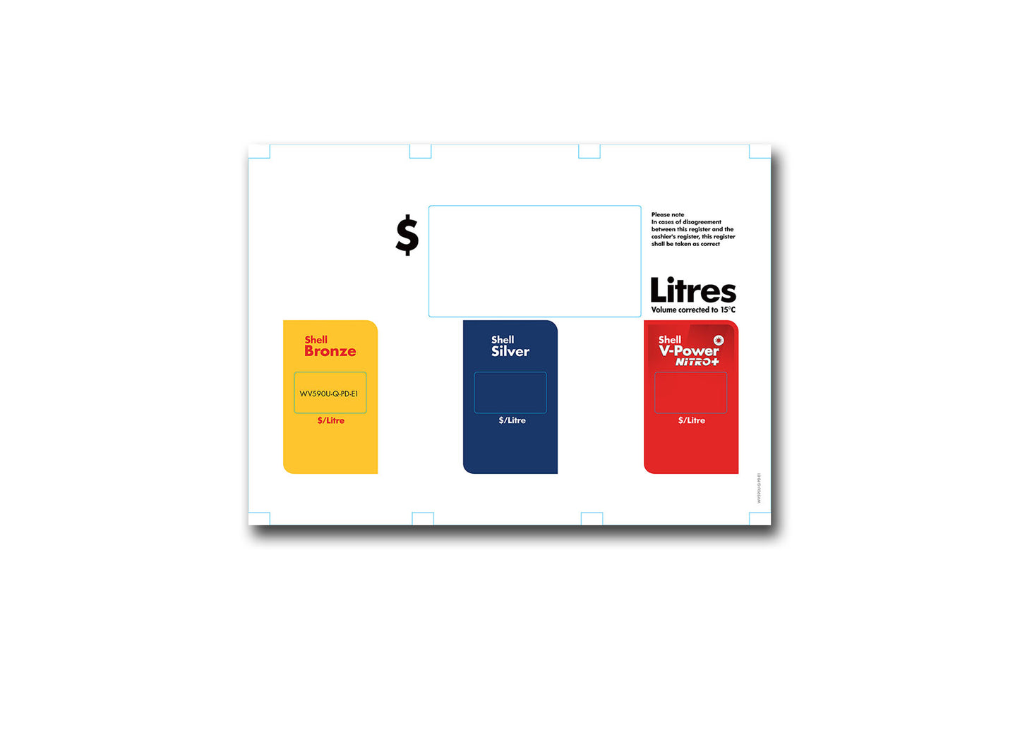 WV590U-Q-PD-E1 - Price Display Decal